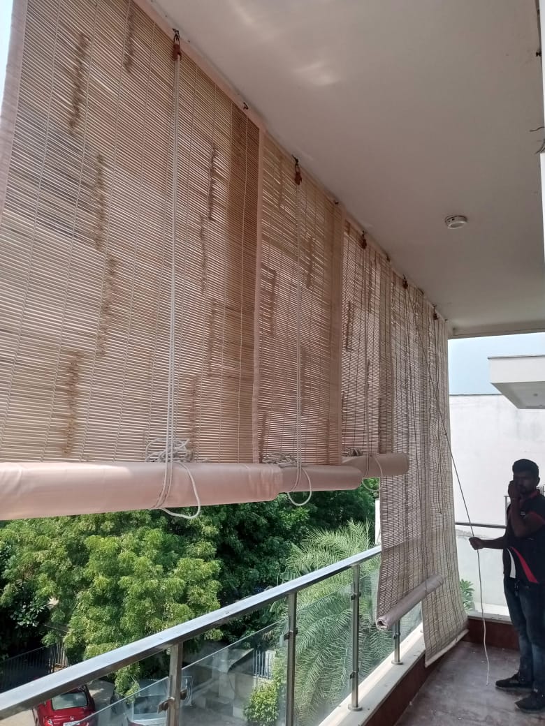 Bamboo chick blinds